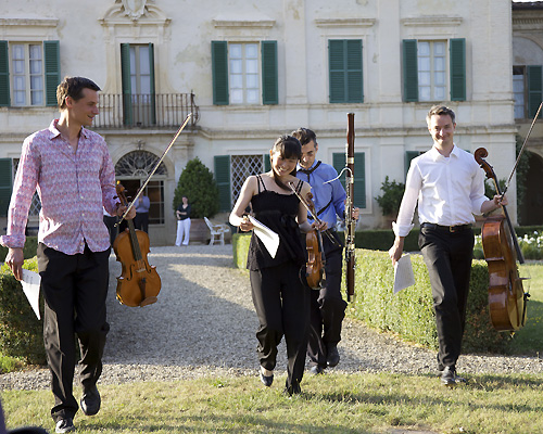 Concert at Villa di Geggiano (Photo: Rob Bouwmeester)