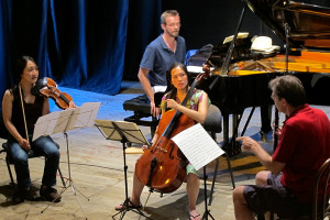 Rehearsal - Martinů Quartet - Teatro degli Astrusi (Photo: Ellinor Busemann)